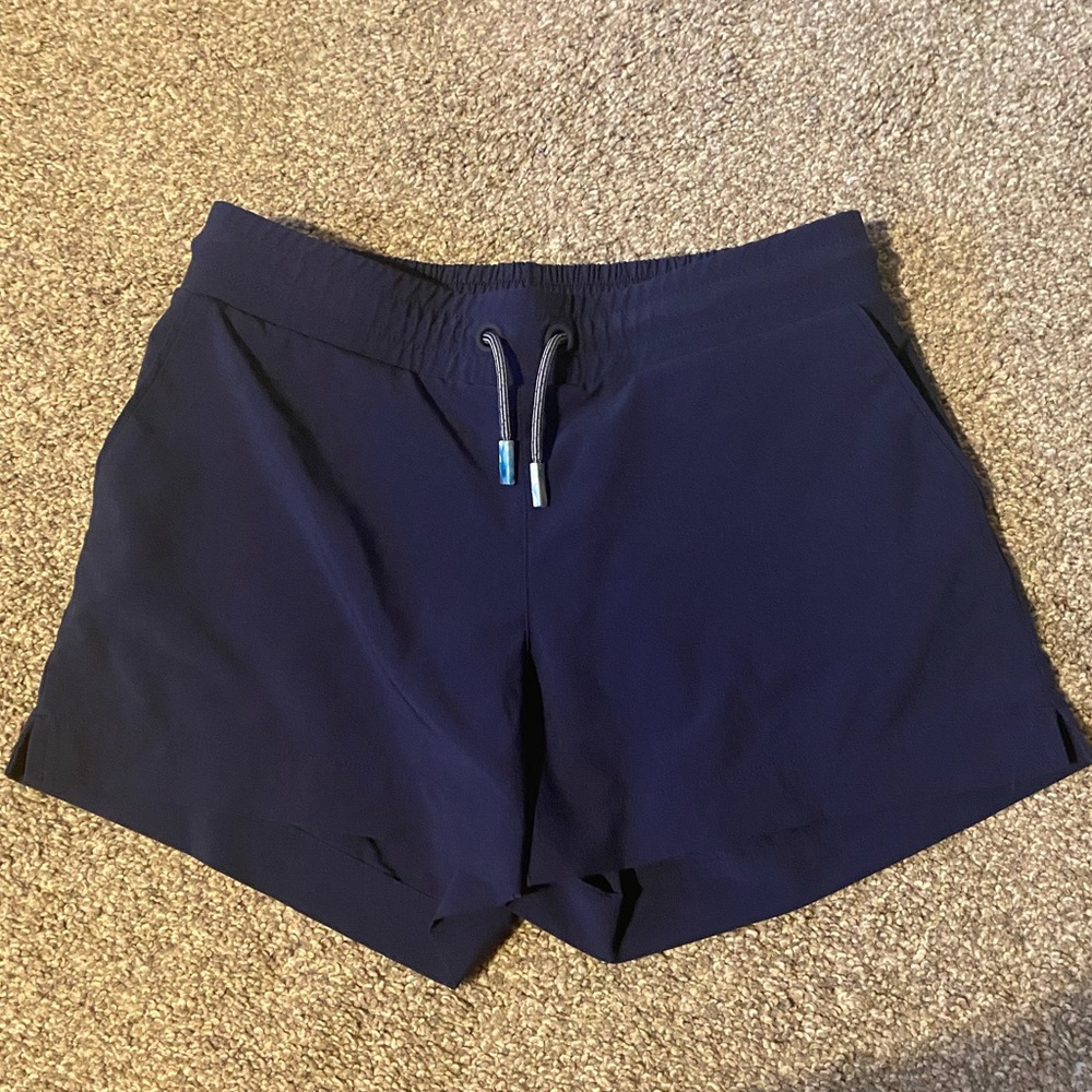 athleta girl navy blue shorts